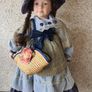 Collectible Porcelain Doll with Original Box  Storage Clearance Sold as seen Image 3