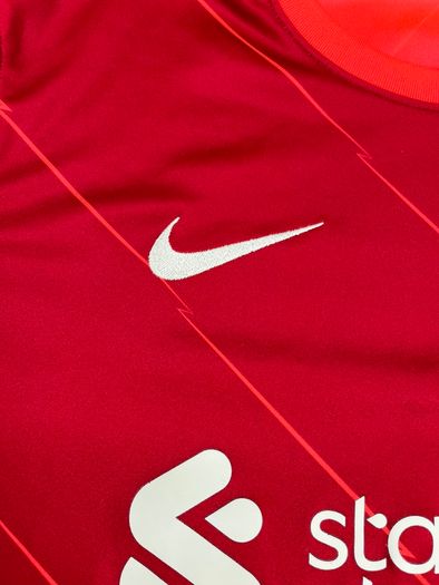 Liverpool Shirt Mens L Red Home 2021/22 Football Nike Dri-Fit DB2560-688 VGC
