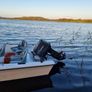 fishing boat with trailer and 50 hp engine Image 3