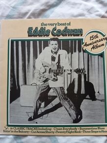 The very best of Eddie Cochran vinyl LP remastered mono reissue
