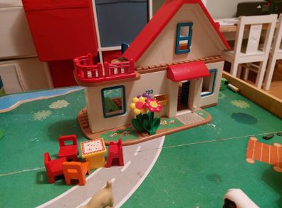 playmobil bundle house,farm and train