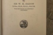 Music By Sir W. H. Hadow. The Home University Library.  1932 First Edition Hardback In Good Condition.  See Photos For Same.
