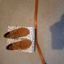 First communion shoes Size 3 and Belt Image 2