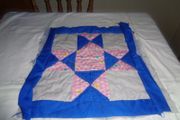 Unfinished Hand Quilted Cushion Cover for Sale