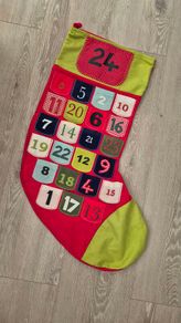 Large Christmas Advent Sock