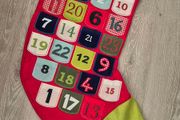 Large Christmas Advent Sock