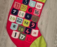 Large Christmas Advent Sock