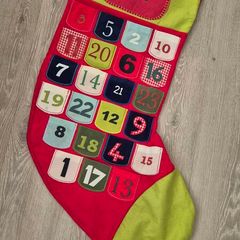 Large Christmas Advent Sock