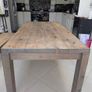 Wood kitchen table and bench Image 10