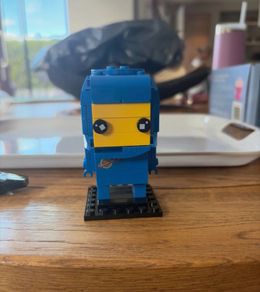 lego Benny brickhead rare
