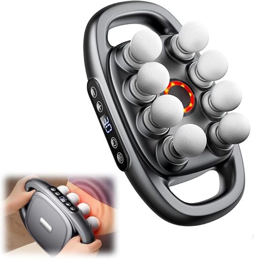 8 Heads Massage Gun - Muscle Massage Gun Deep Tissue, Muscle Pain Relief, Neck Massager for Leg Neck Back Shoulder, Back Massager, Home Office Accessories