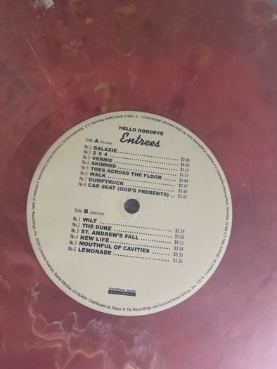 Blind Melon  Soup Colured Vinyl Orange/red 2016