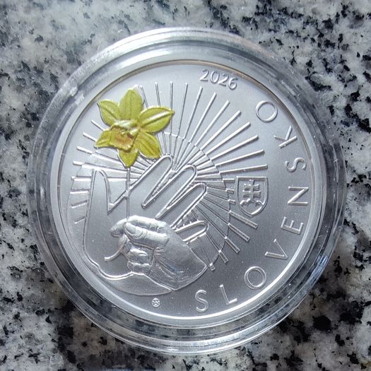 Slovakia 10 Euro Silver (.900) Shiny Coin 2026 - Eva Siracka