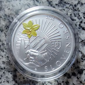 Slovakia 10 Euro Silver (.900) Shiny Coin 2026 - Eva Siracka