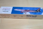 Wizzair 1:200 scale model airplane, Airbus A321 aircraft in special 100th livery, NEW