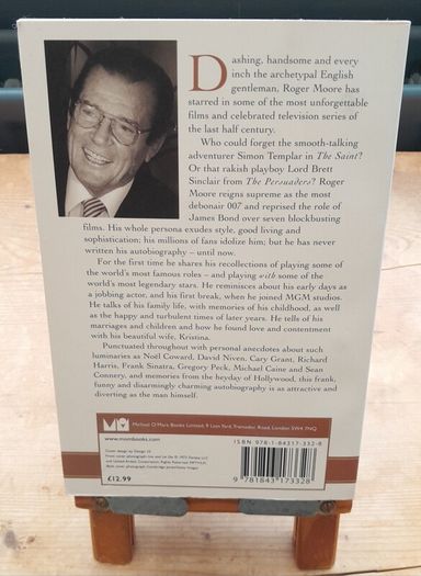 Roger Moore - My Word Is My Bond - Signed Book