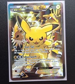 Pikachu EX XY124 Black Star Promo card