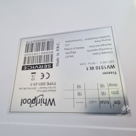 Whirlpool Freezer