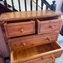 Solid Pine 6 tier chest of drawers Image 3