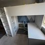 Bed with wardrobe and desk Image 6