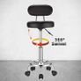 Swivel Stools with Wheels Height Adjustable Rolling Spa Stool Backrest (FREE POSTAGE) Image 6