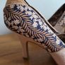 Ruby Shoo Patterned Peep Toe Heels - UK 7 EU 40 - Excellent Condition Image 4