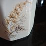 Vintage Ceramic Wheat Design Flower Pot Planter Image 2