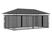 Gazebo with Mosquito Net 6x3x2.73 m Anthracite