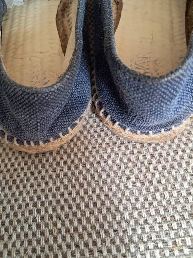 Chanel denim espadrilles