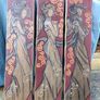 3 X large Greek Goddess originals on hardwood Image 2