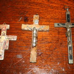Vintage Crosses 14cm x 6,5 cm - 12cm x 6 cm - 8,5cm x 6cm