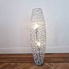 Glass Crystal-Style Standing Lamp