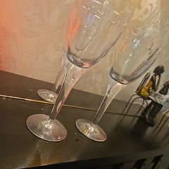 Waterford crystal set of 6 john rosha large red wine glasses