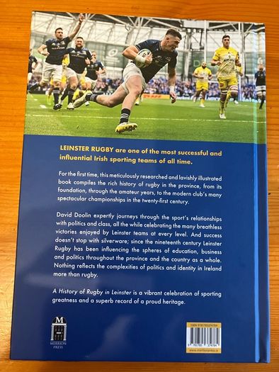Sport book: 'A History of Rugby in Leinster'