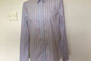 Ladies GANT Cotton blend blue long sleeve shirt  office size 14 includes postage