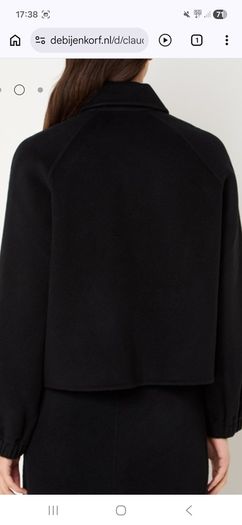 Claudie Pierlot Wool Jacket - Black - FR 38 Fits UK 12 - BNWT RRP 375