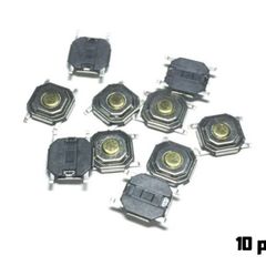 Micro Switch 5.1x5.1mm Car Key Fob Button SMD 10pcs