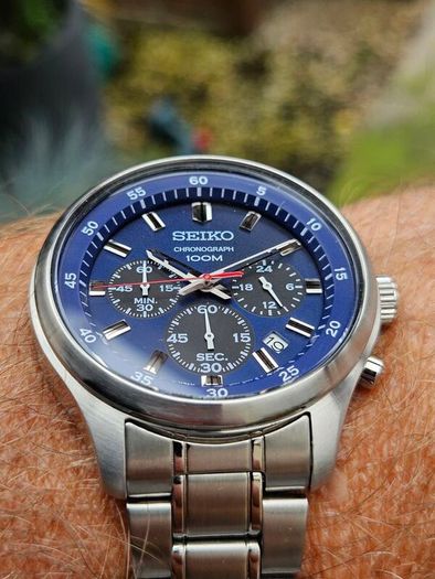 Watch Seiko Chronograph.