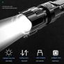 2pcs  ANYICE Rechargeable LED Flashlight  - Telescopic Zoom, Lithium Battery, Image 6