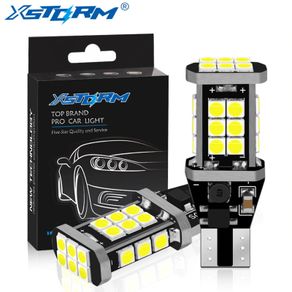 2Pcs W16W LED Bulb T15 Led Canbus OBC Error Free 920 921 912 Lamp 3030SMD Car Reverse Lights Backup Stop 6000K White DC 12V