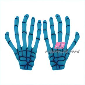 Women fashion skeleton hand bone claw punk hairpin zombie horror hair clip