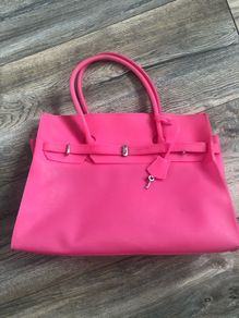 Hermes style handbag