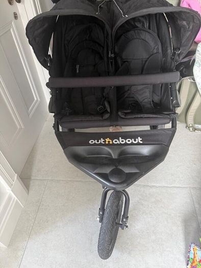 Out and about double buggy