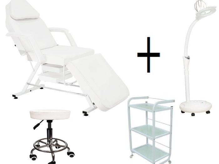 beauty cosmetic bed table, le lamp price under add !