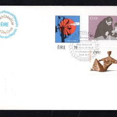 1979 Ireland Anniversaries: Arrival of St John of God. Energy Conservation. Irish Art Commemorative Stamp Post and Telegraph (P&T) First Day Cover (FDC)