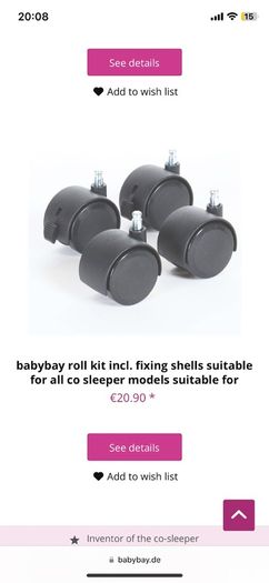 Next to me Babybay Boxspring