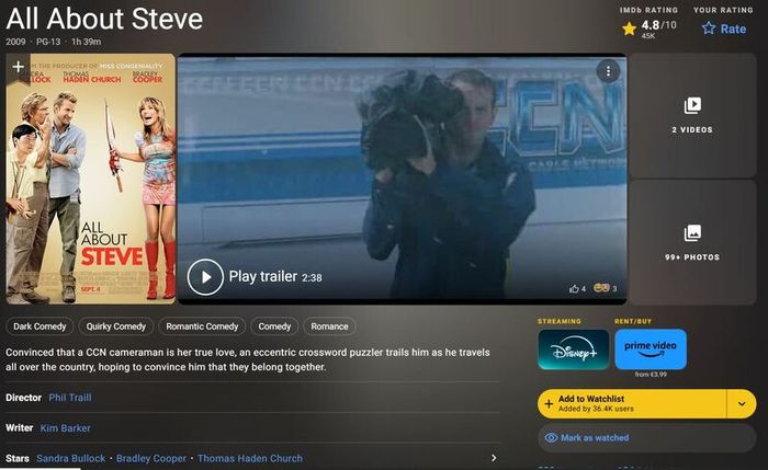 All About Steve (2009) DVD