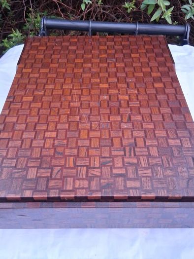 Japanese Wooden Parquet Stationery Box