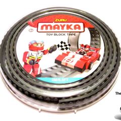 LEGO ZURU MAYKA Tape Gray 2 Stud Wide 2 Metres Long 6.5 FT Adhesive Toy Block Tape Brand New Sealed