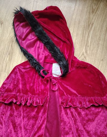Red Riding Hood Dress + Cape Size 8-10